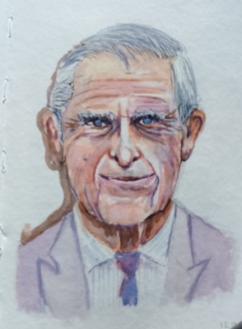 My project for course: Watercolor Portrait Sketchbook 2