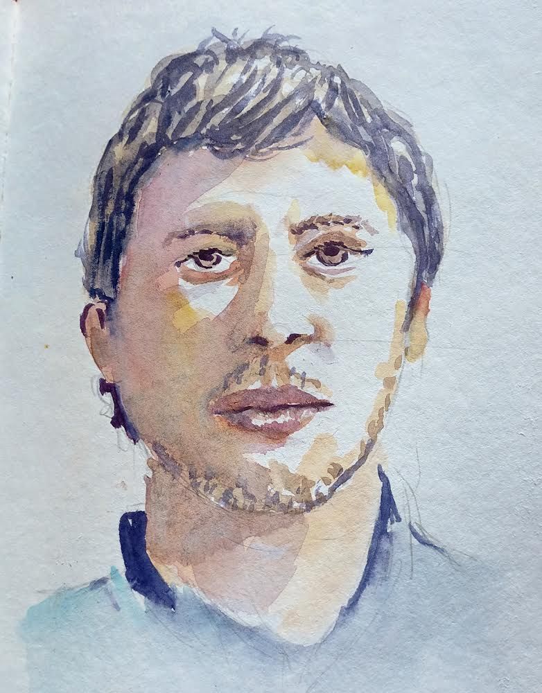 My project for course: Watercolor Portrait Sketchbook 3