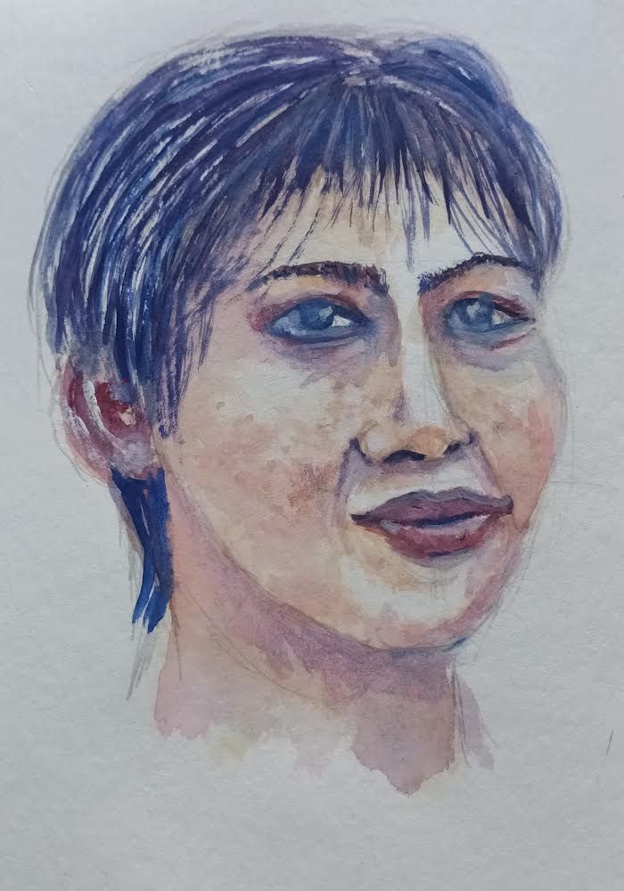 My project for course: Watercolor Portrait Sketchbook 4