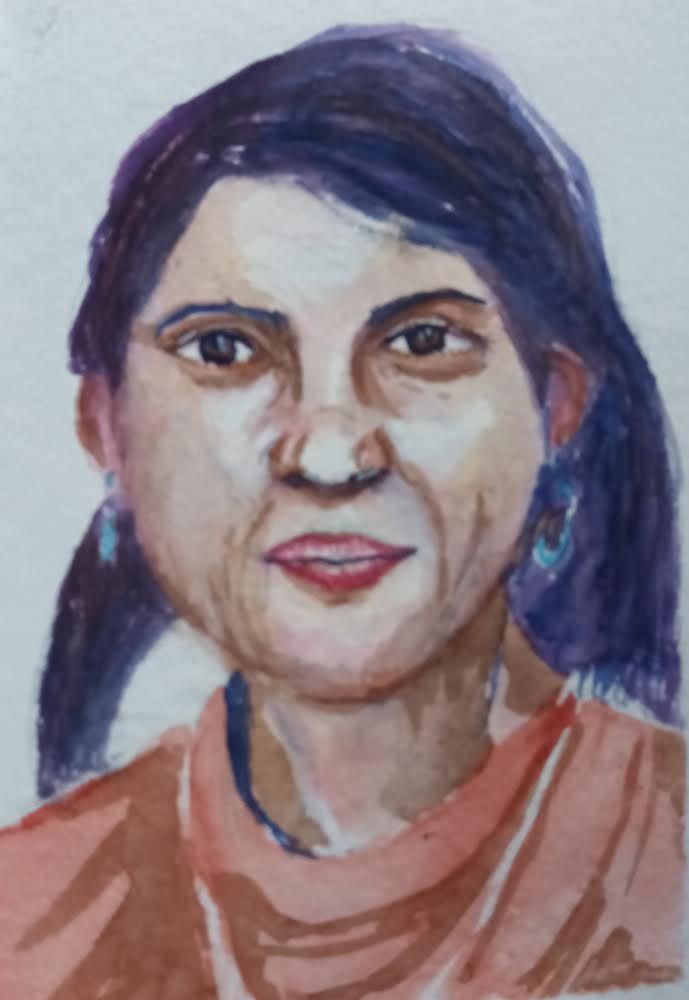 My project for course: Watercolor Portrait Sketchbook 5