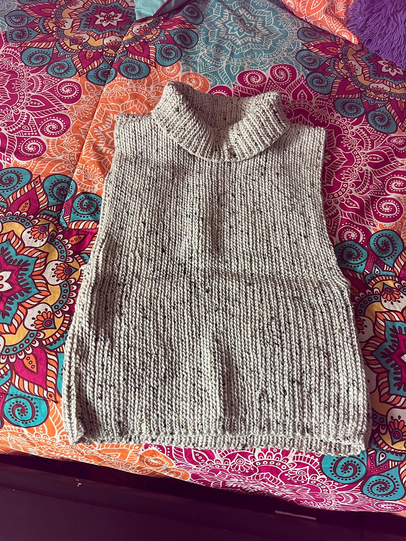 Mi proyecto del curso: Crochet: crea prendas con una sola aguja 1