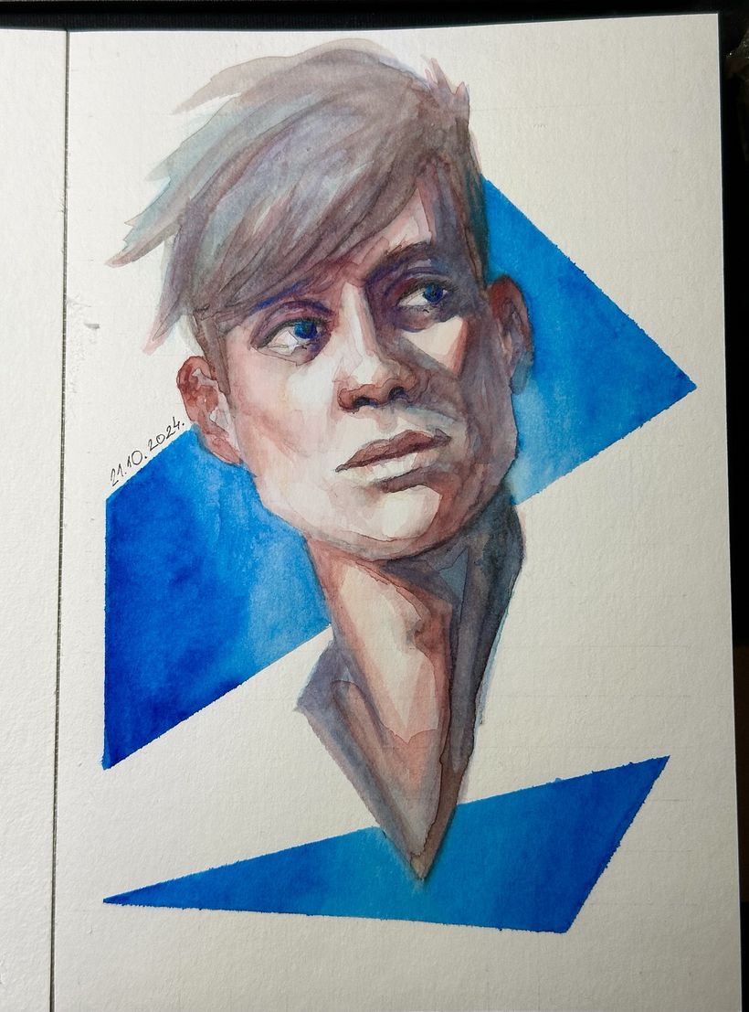 My project for course: Artistic Portrait with Watercolors 3