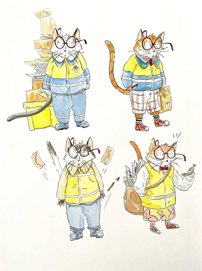 My project for course: Character Creation for Illustrated Books with Watercolor 3