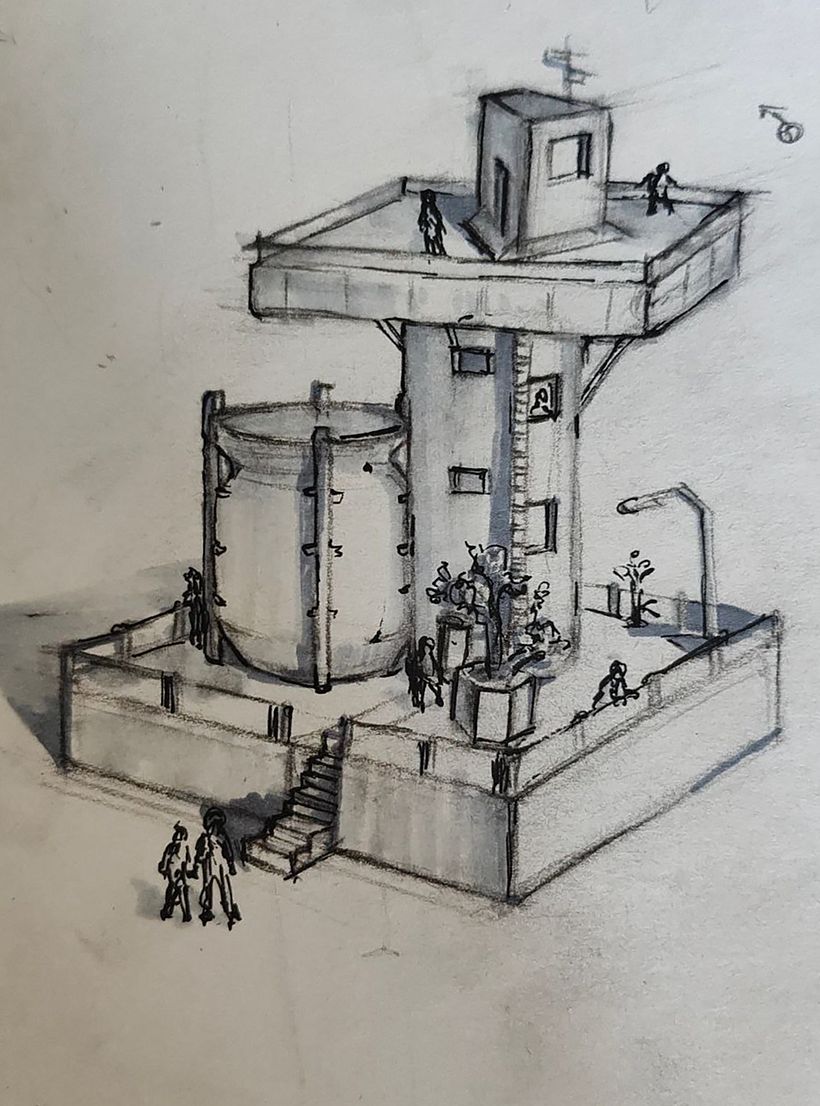 My project for course: Artistic Architectural Drawing with Ink 3