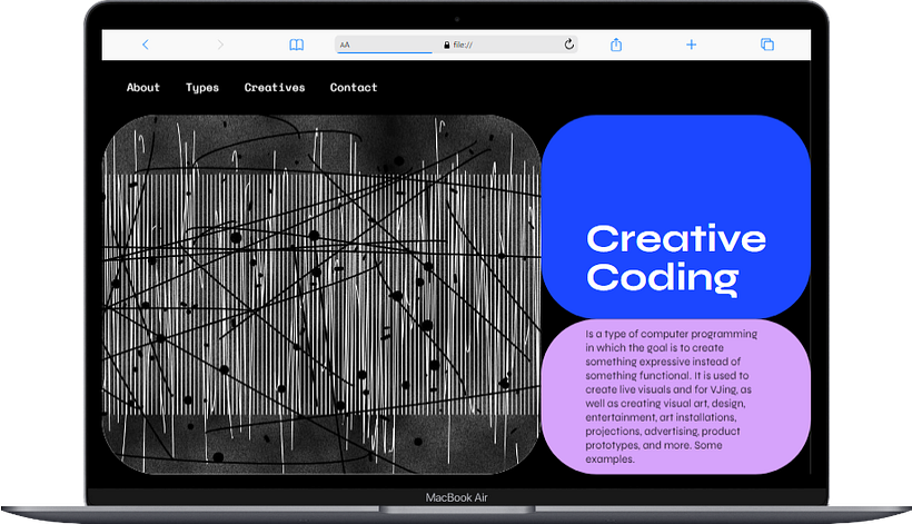 menu +header