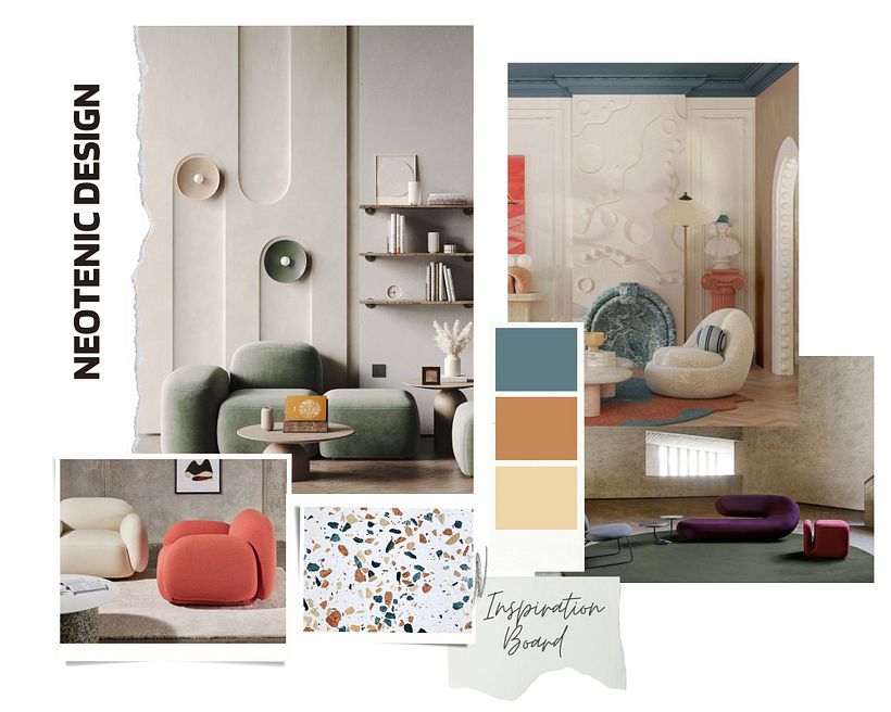 Neotenic design for course: Materials for Interior Design 2