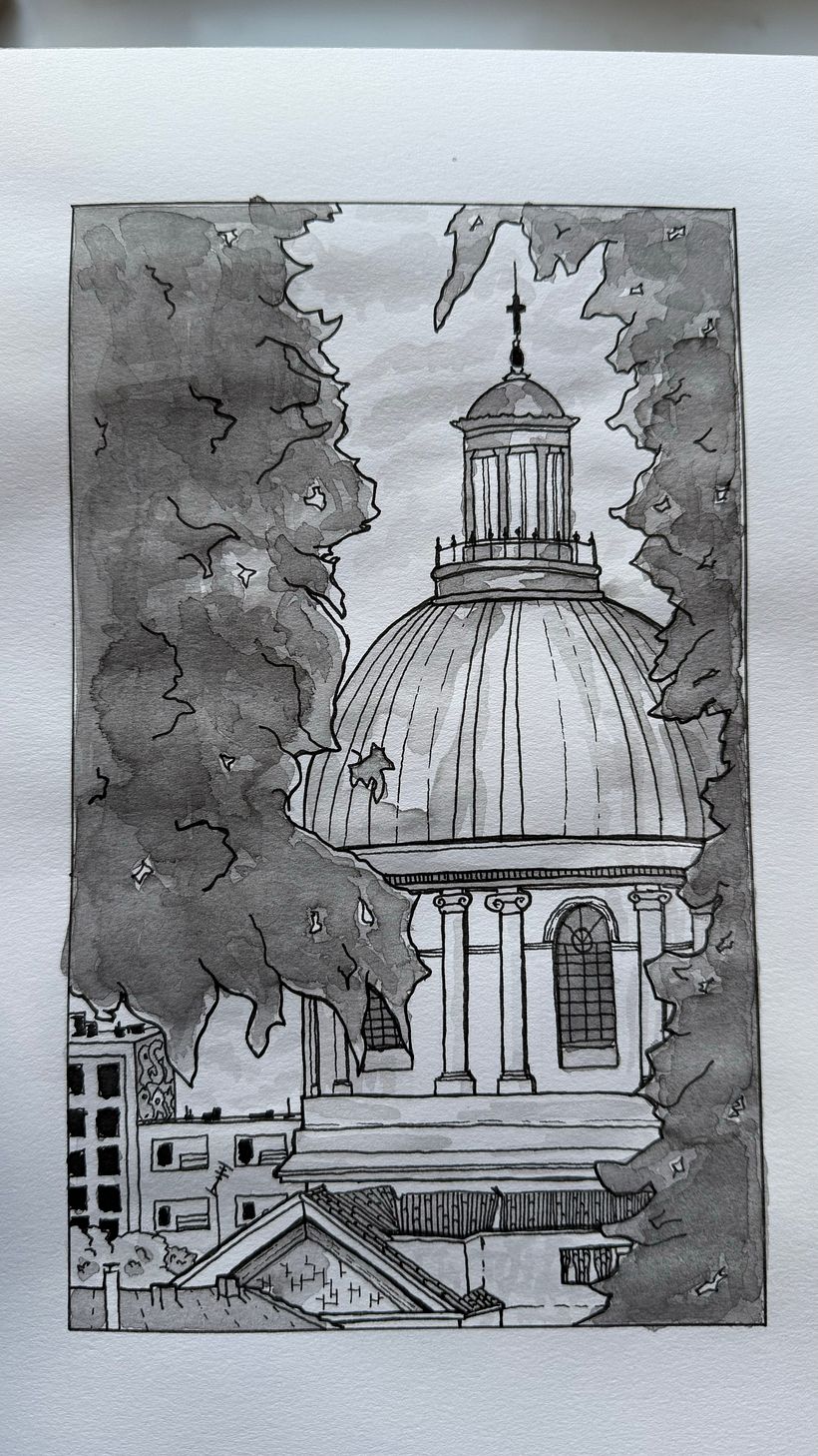 My project for course: Urban Illustration with Inking Techniques 3