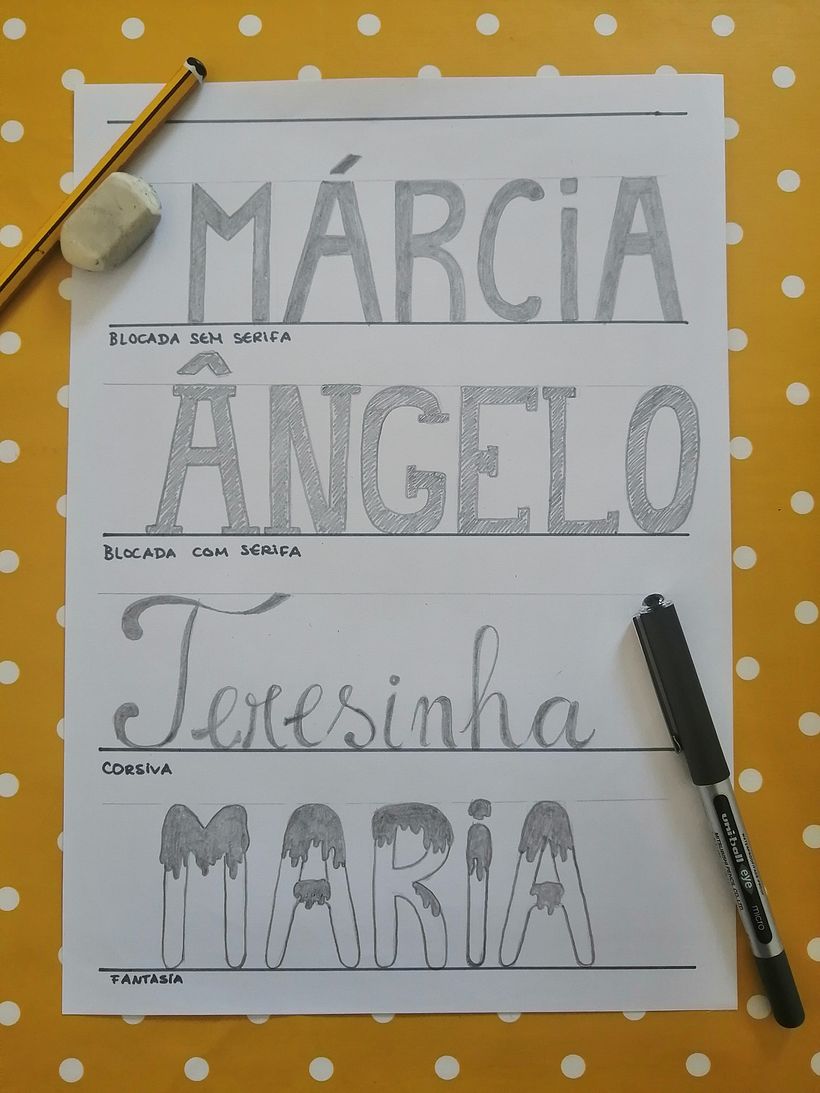 Meu projeto do curso: Lettering criativo: desenhe palavras com estilo 3