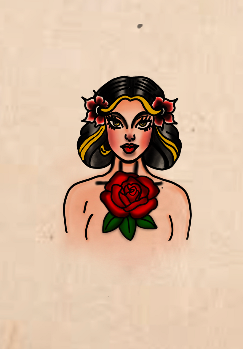 Meu projeto do curso: Design de tatuagens estilo old school no Procreate 1