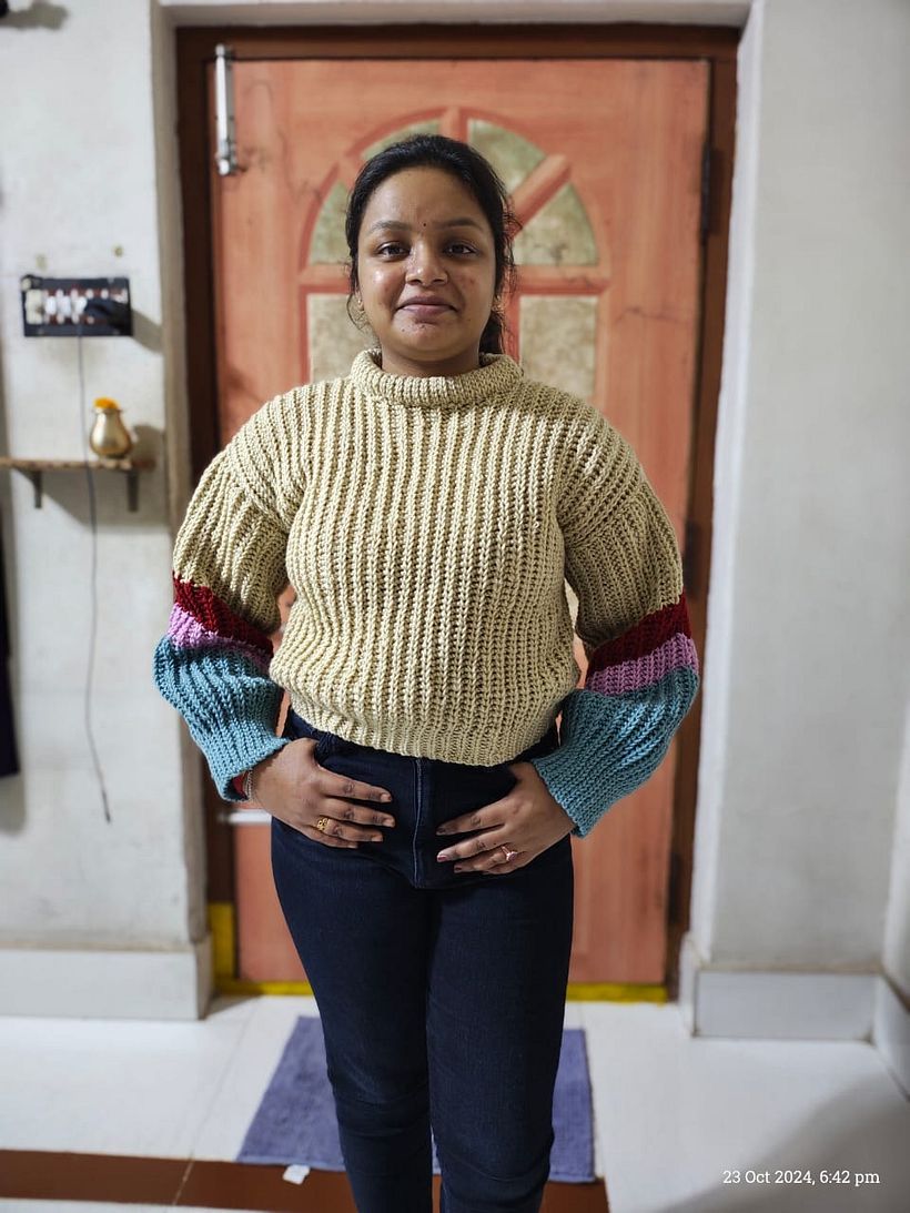 My project for course: Creating Garments Using Crochet 2