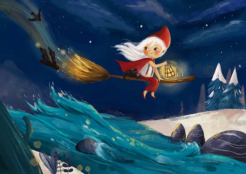 My project for course: Children’s Illustration with Procreate: Paint Magical Scenes 1
