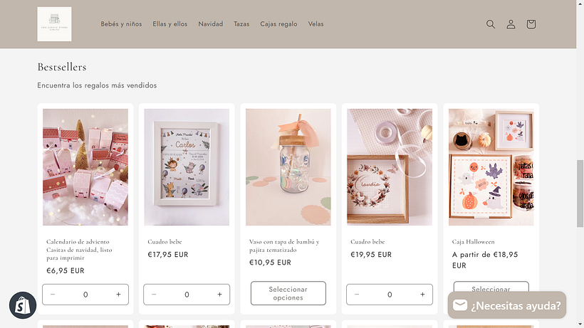 Mi proyecto del curso: https://thelittlestorebymar.com/ 3