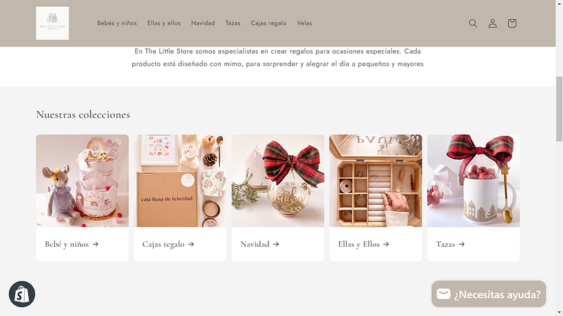 Mi proyecto del curso: https://thelittlestorebymar.com/ 2