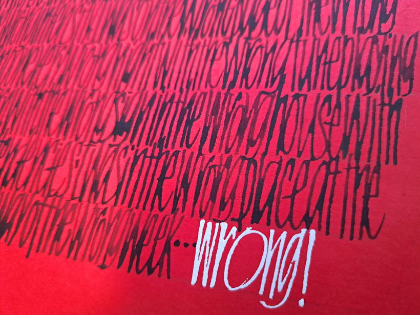 Mi proyecto del curso: Caligrafía con tiralíneas - Bellas Artes