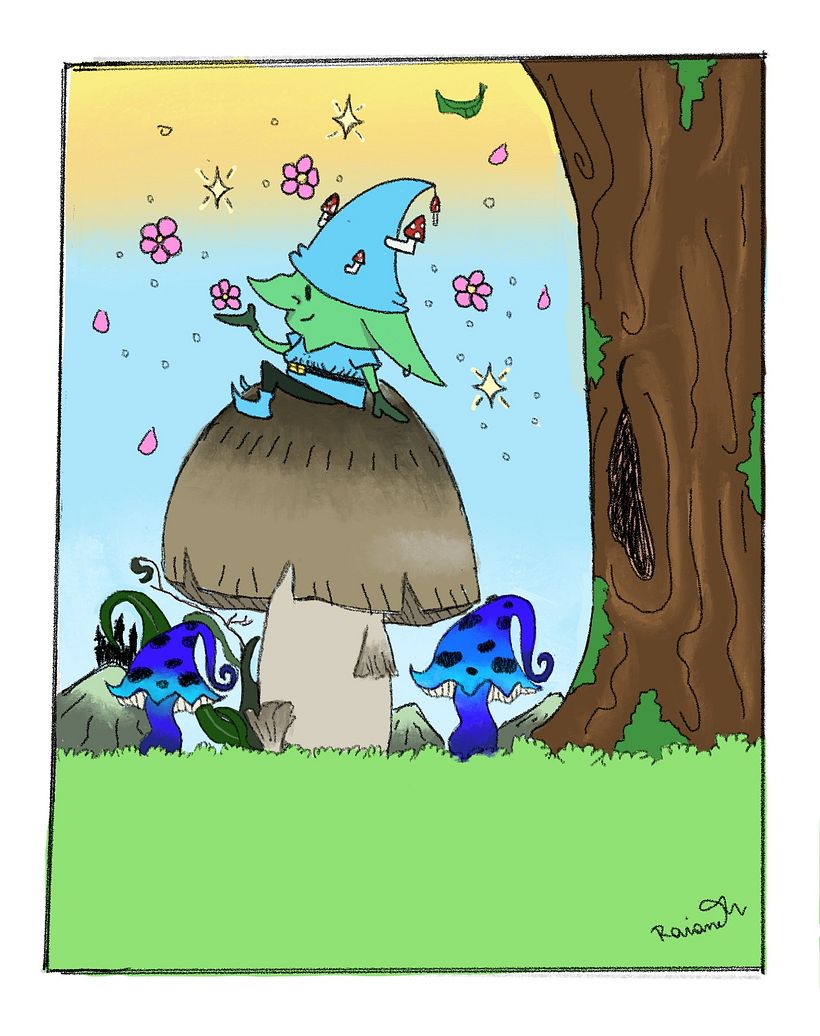 Meu projeto do curso: Ilustração de florestas fantásticas com Procreate e Photoshop 8