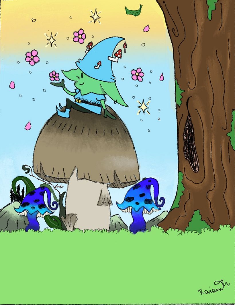 Meu projeto do curso: Ilustração de florestas fantásticas com Procreate e Photoshop 10