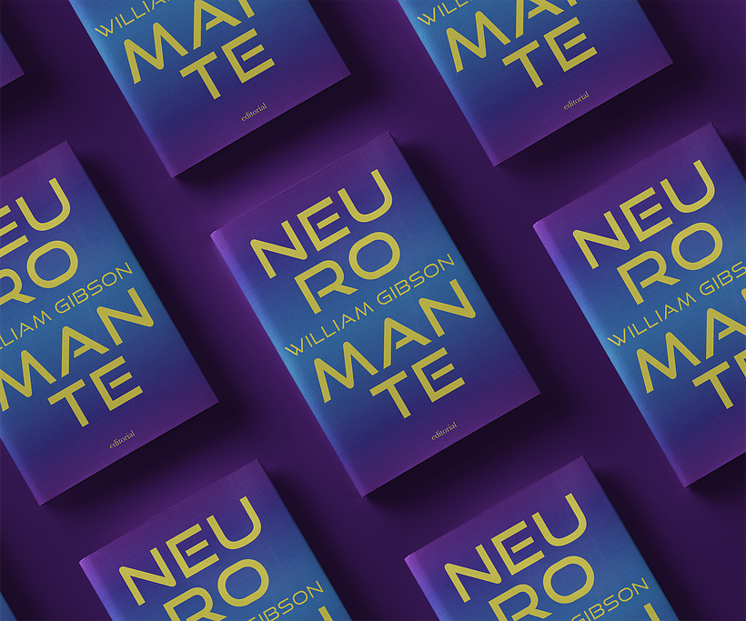 Portada de Neuromante, de William Gibson