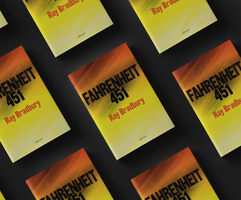 Portada de Fahrenheit 451, de Ray Bradbury