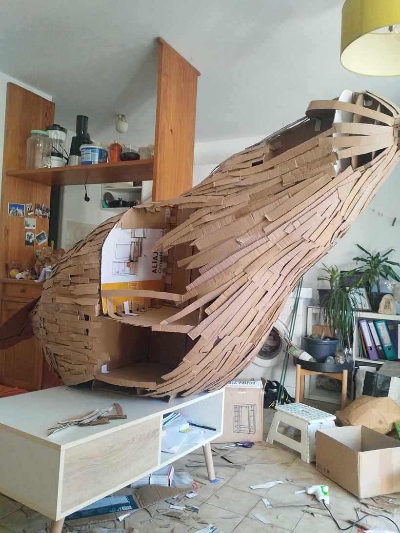 Mon projet du cours : Sculptures en carton pour débutants 2