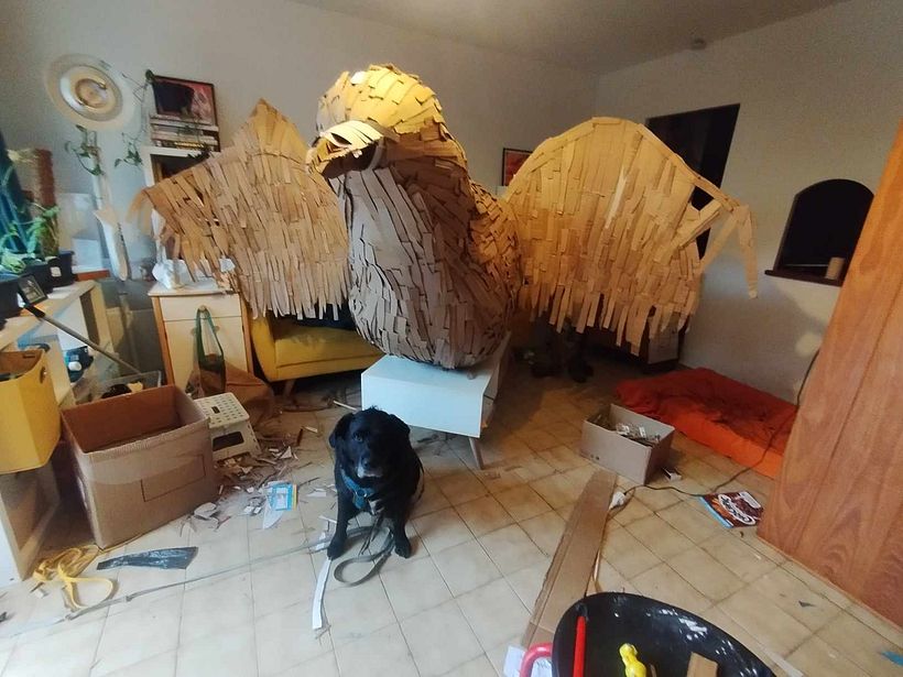 Mon projet du cours : Sculptures en carton pour débutants 4