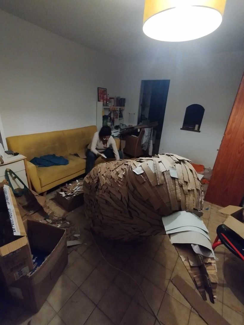 Mon projet du cours : Sculptures en carton pour débutants 3