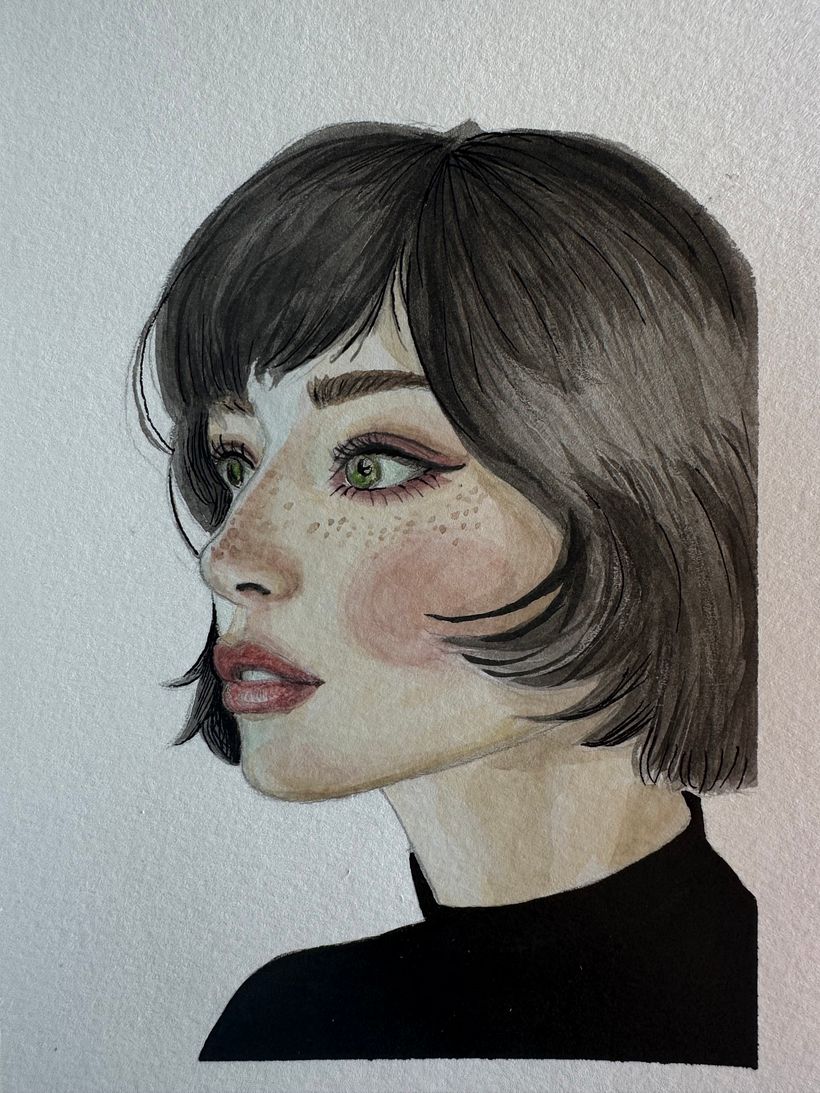 My project for course: Watercolor Portrait from a Photo 1