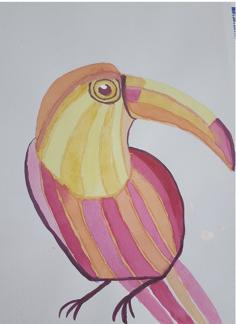 Mon projet du cours : Techniques expérimentales d’aquarelle pour débutants 2