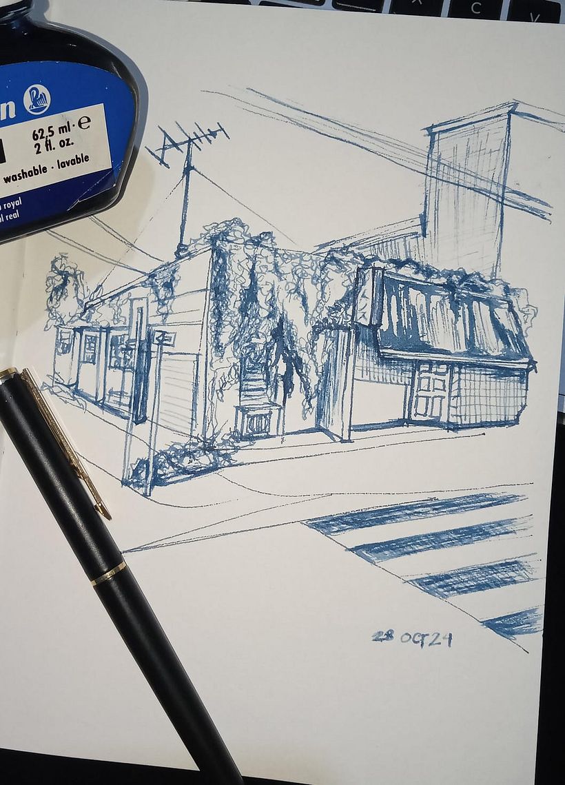 My project for course: Expressive Architectural Sketching with Colored Markers 1