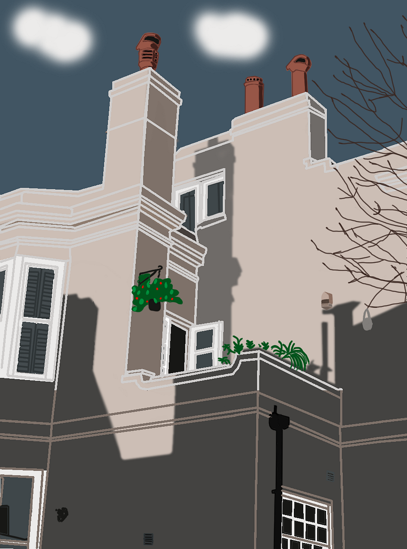 Mi proyecto final del curso: Ilustración digital cinematográfica con Photoshop 6