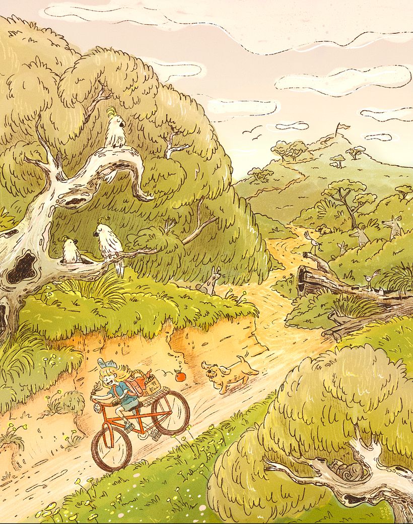 Final illustration: ‘Off to the picnic’