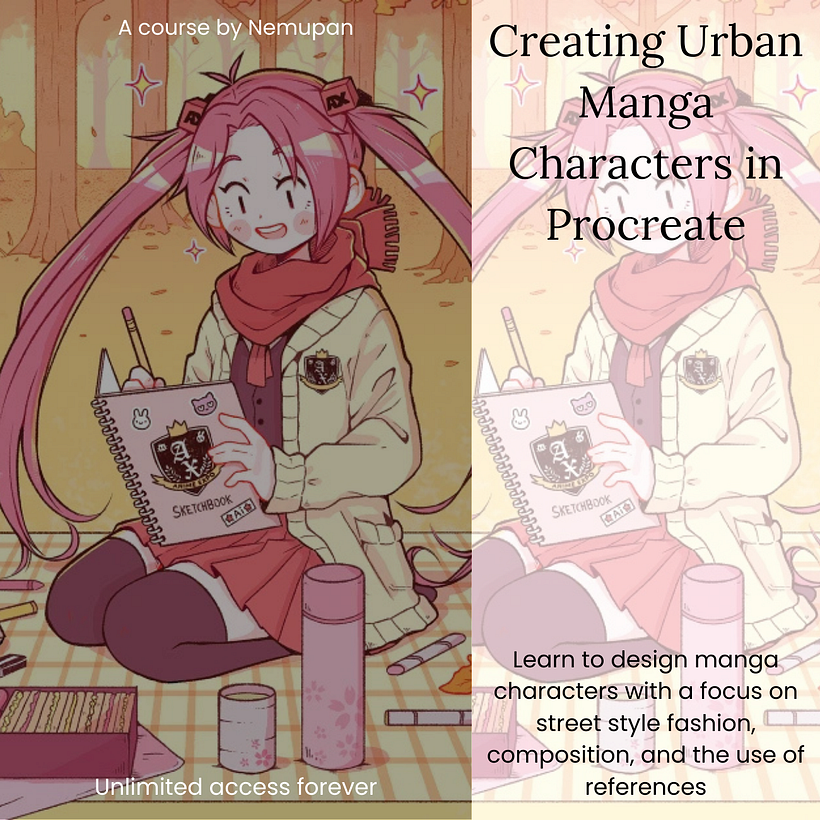 7. Creating Urban Manga Characters | A course by Nemupan