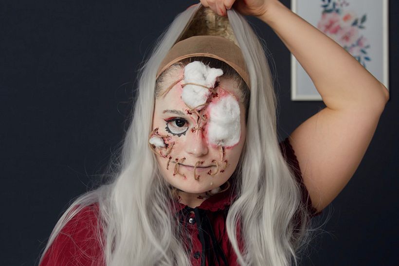 My project for course: 3D Prosthetic Makeup: Realism in Fantasy 2