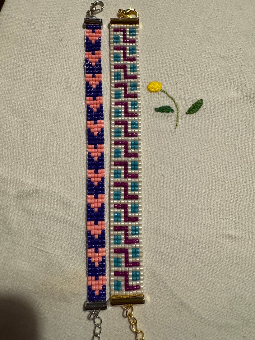 Meu projeto do curso: Design de bijuteria: crie patterns elegantes com miçangas 4