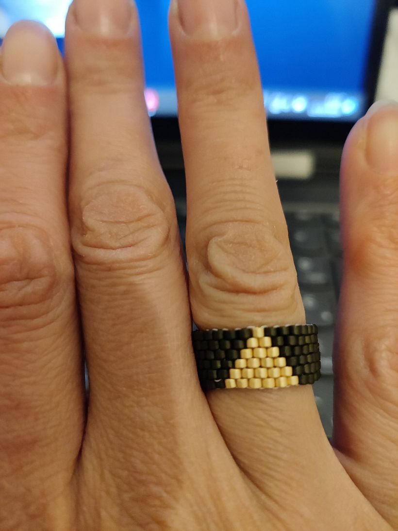 My project for course: Beaded Jewelry Design: Weave Elegant Patterns 1