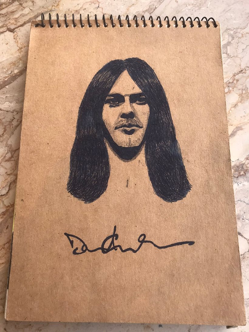 David Gilmour portrait