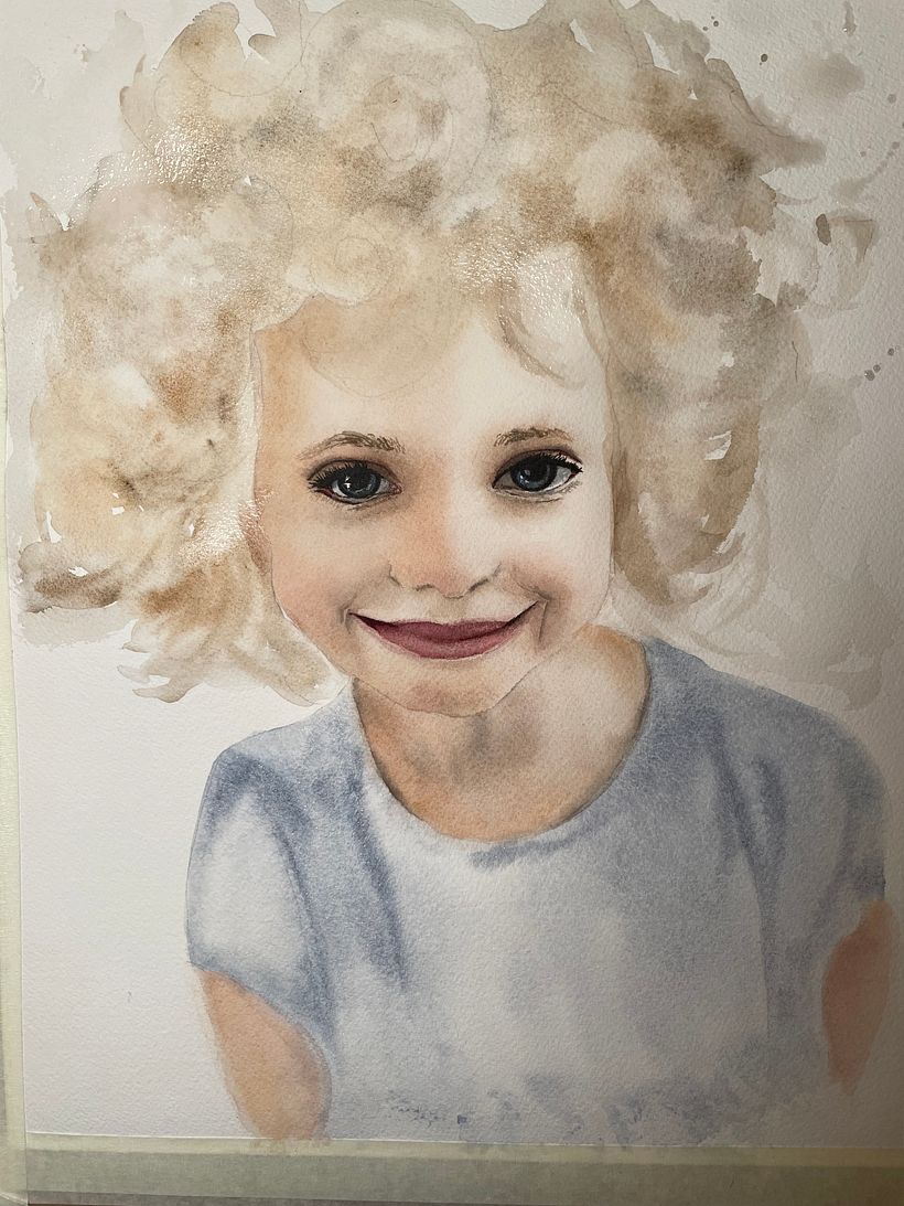 My project for course: Watercolor Portraits: Capture a Model's Personality 2