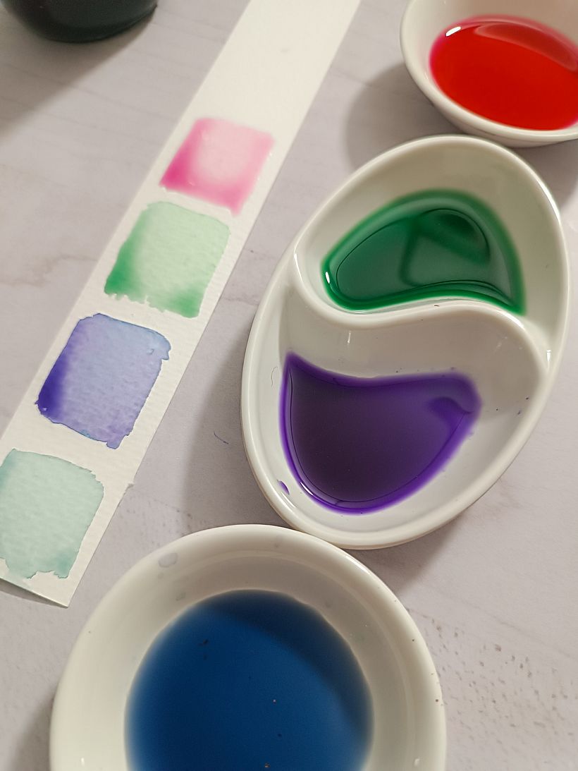 Experimentación con el cambio de colores del repollo morado 