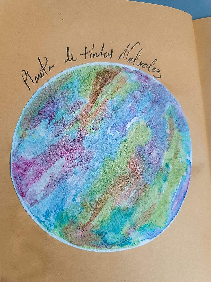 Ejercicio final... Noté que estas tintas tardan más en secar y me empezaba a desesperar un poco XD 