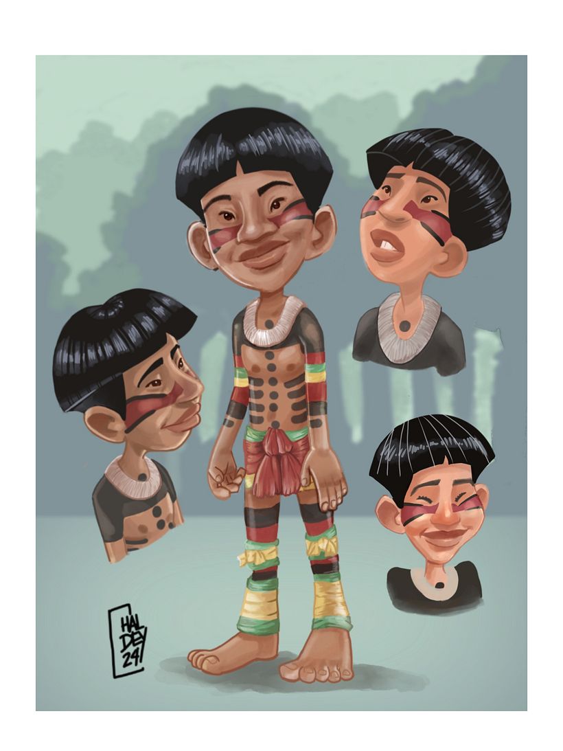 Meu projeto do curso: Design de personagem digital: desenhe protagonistas com personalidade 2