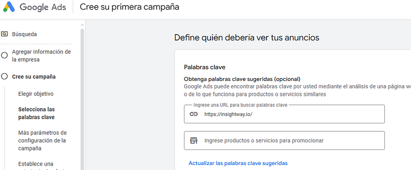 Mi proyecto del curso: Google Ads y Facebook Ads desde cero 2
