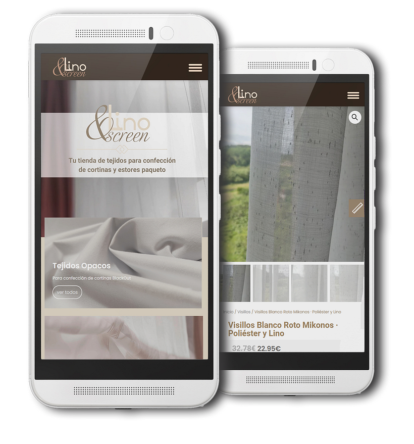 Web e-commerce de telas al corte 1