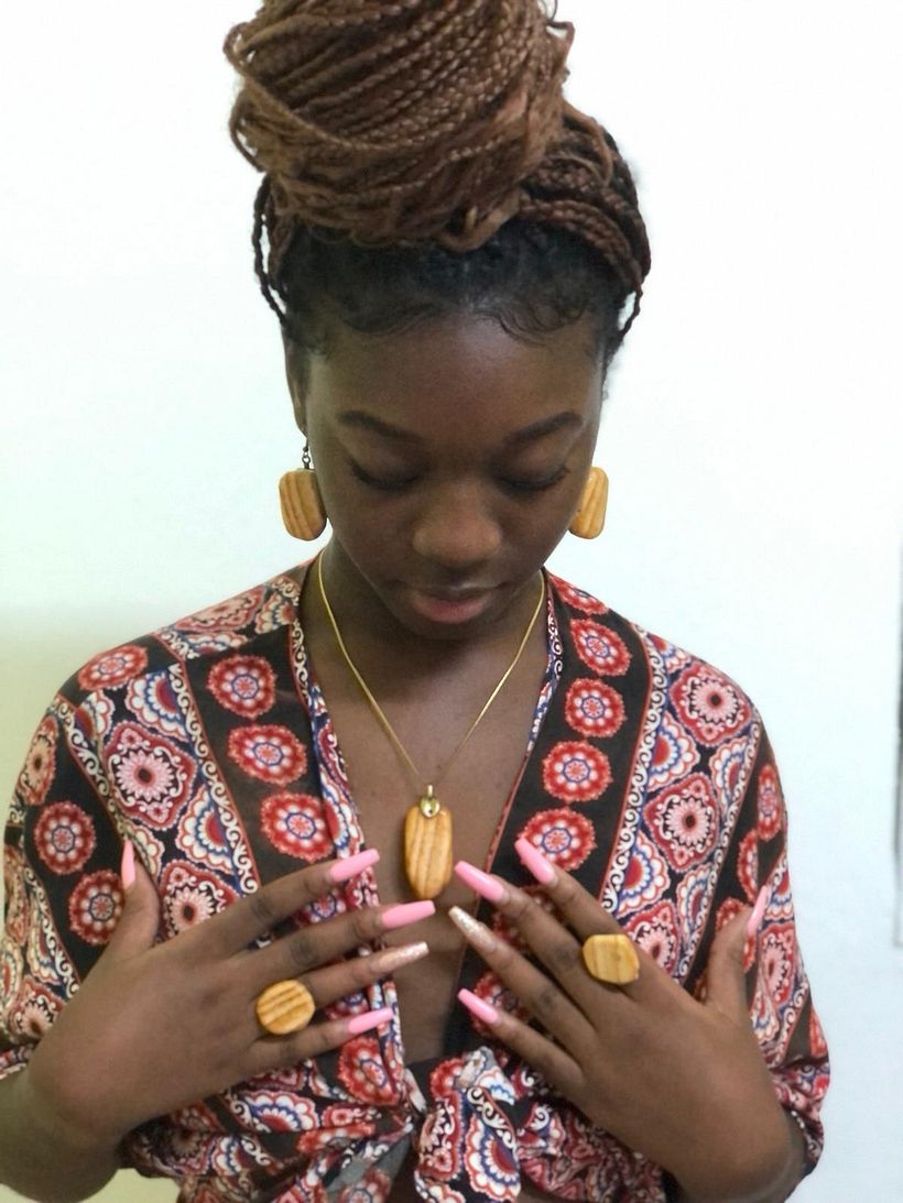Mon projet du cours : Conception de bijoux en bois et en argent 5
