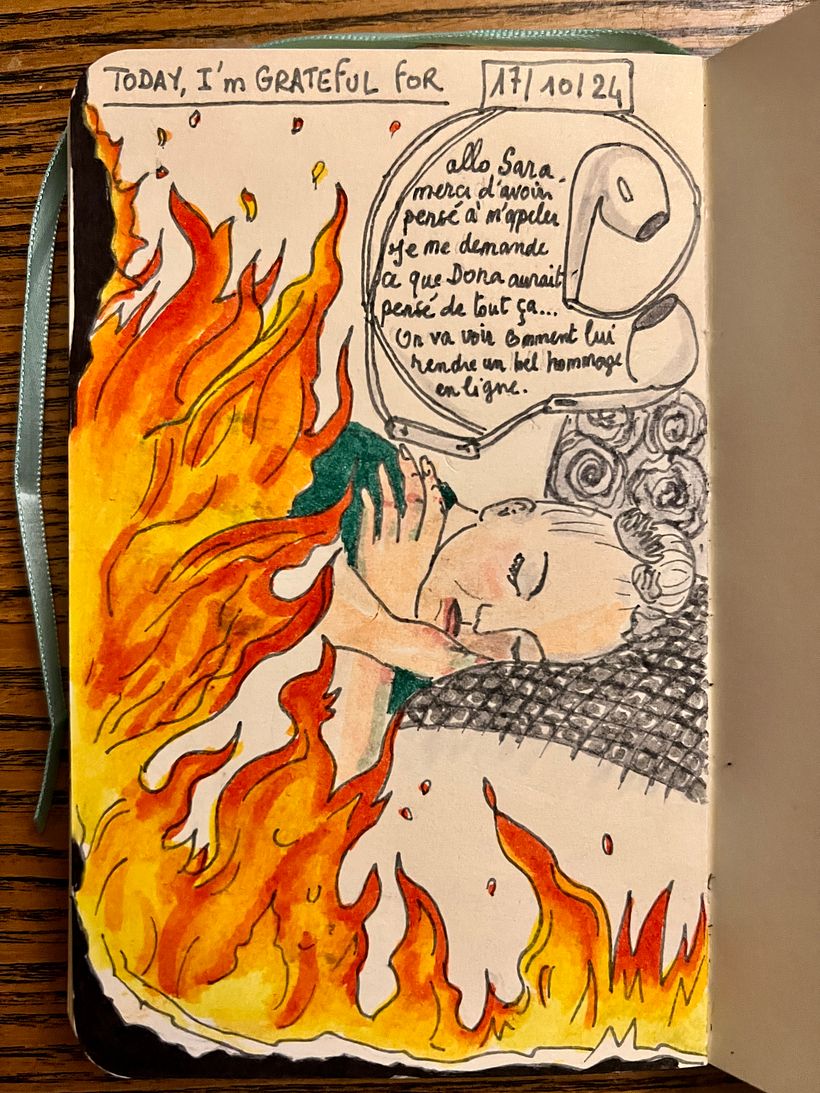 Learning my friend was cremated without ceremony. Perhaps she came to visit in my dreams.
