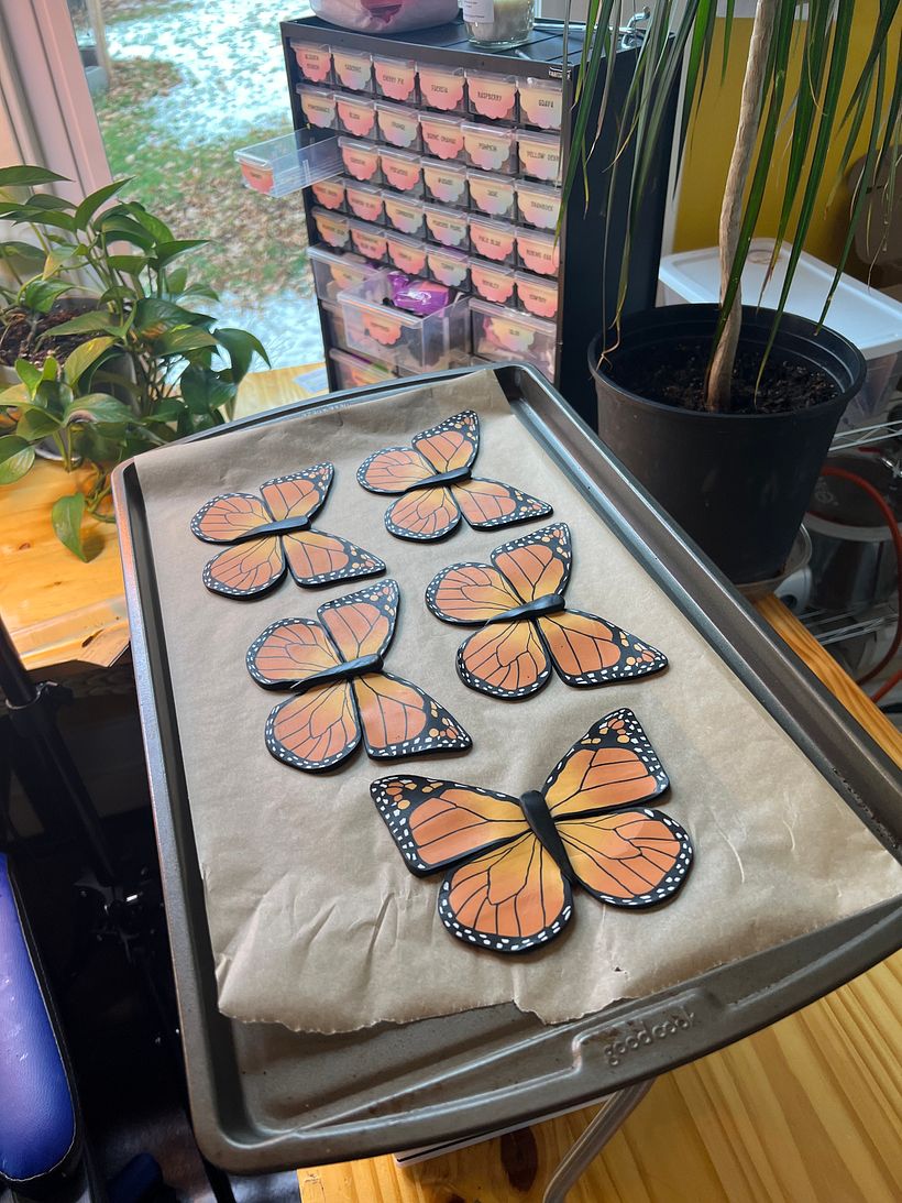 And some extra large ones to turn into sun catchers!