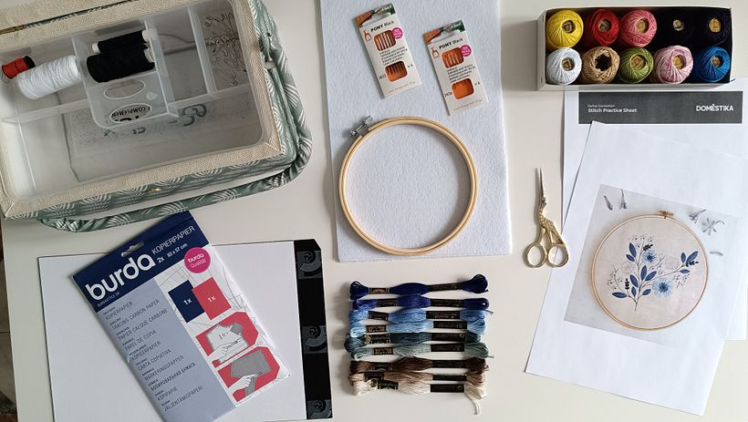 Mi proyecto del curso: Técnicas de bordado para motivos florales en fieltro 2