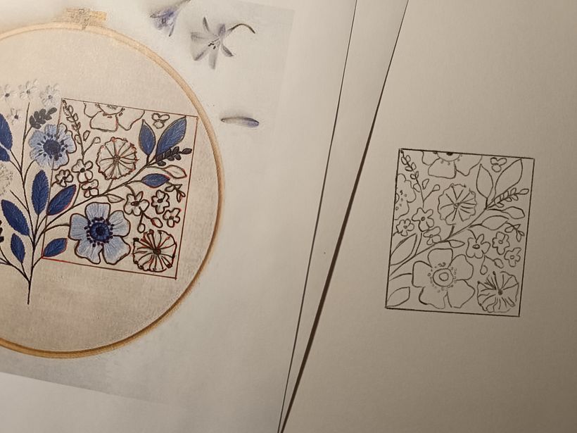 Mi proyecto del curso: Técnicas de bordado para motivos florales en fieltro 8