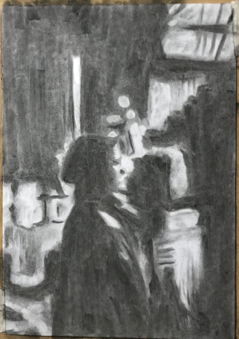 Mi proyecto del curso: Introducción a técnicas de dibujo con carboncillo 2