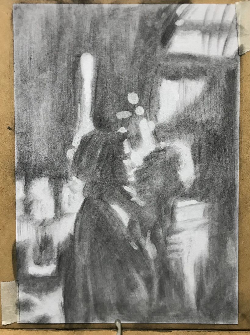 Mi proyecto del curso: Introducción a técnicas de dibujo con carboncillo 3