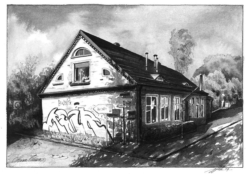 Mój projekt z kursu: Ilustracja miejska z technikami tuszowania 3