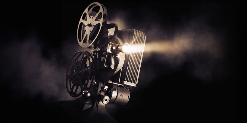 Proyector de cine clásico
